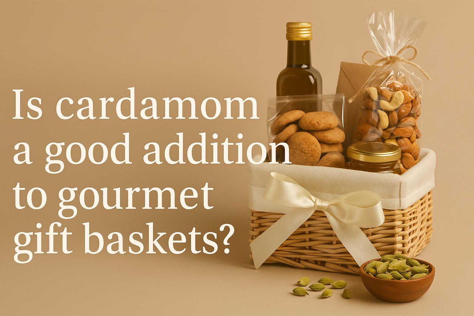 Is cardamom a good addition to gourmet gift baskets?