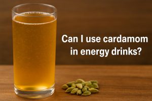 Can I use cardamom in energy drinks?