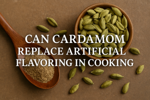 Can cardamom replace artificial flavoring in cooking?