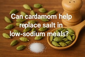 Can cardamom help replace salt in low-sodium meals?