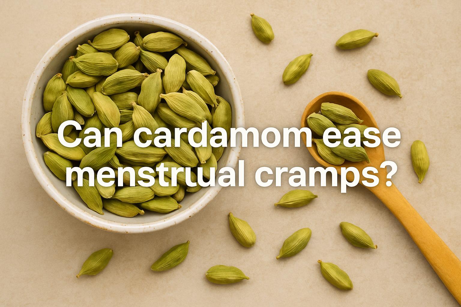Can cardamom ease menstrual cramps?