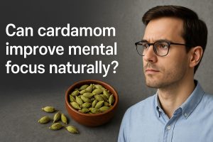 Can cardamom improve mental focus naturally?