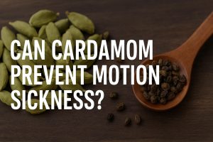 Can cardamom prevent motion sickness?