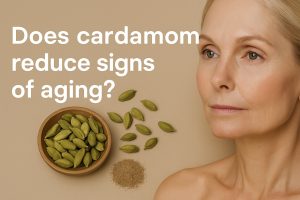 Does cardamom reduce signs of aging?