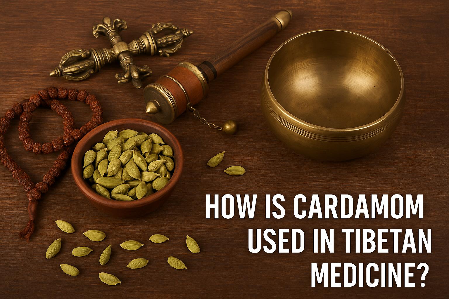 How is cardamom used in Tibetan medicine?