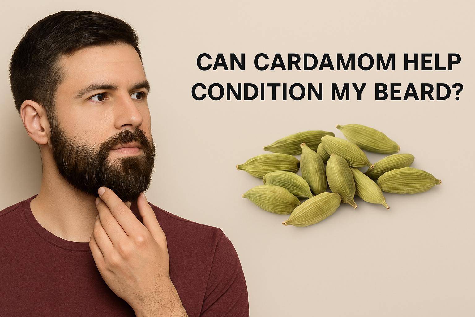 Can cardamom help condition my beard?