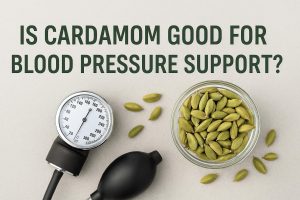 Is cardamom good for blood pressure support?