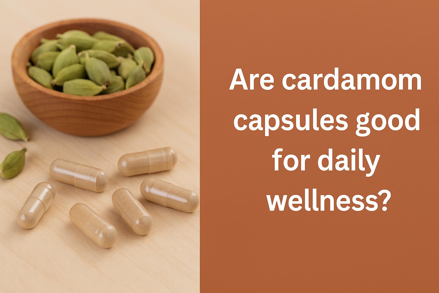 Are cardamom capsules good for daily wellness?
