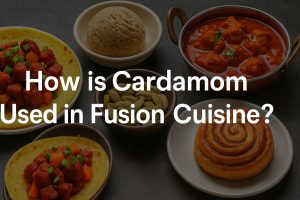 How is cardamom used in fusion cuisine?