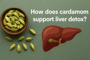How does cardamom support liver detox?