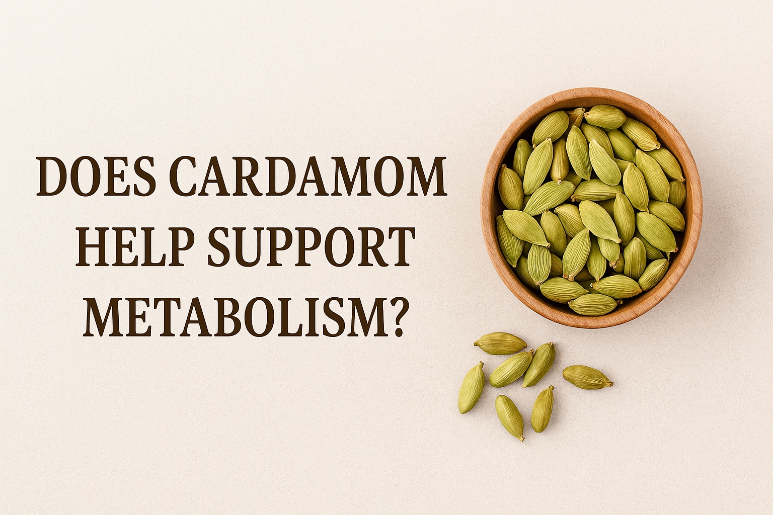 Does cardamom help support metabolism?