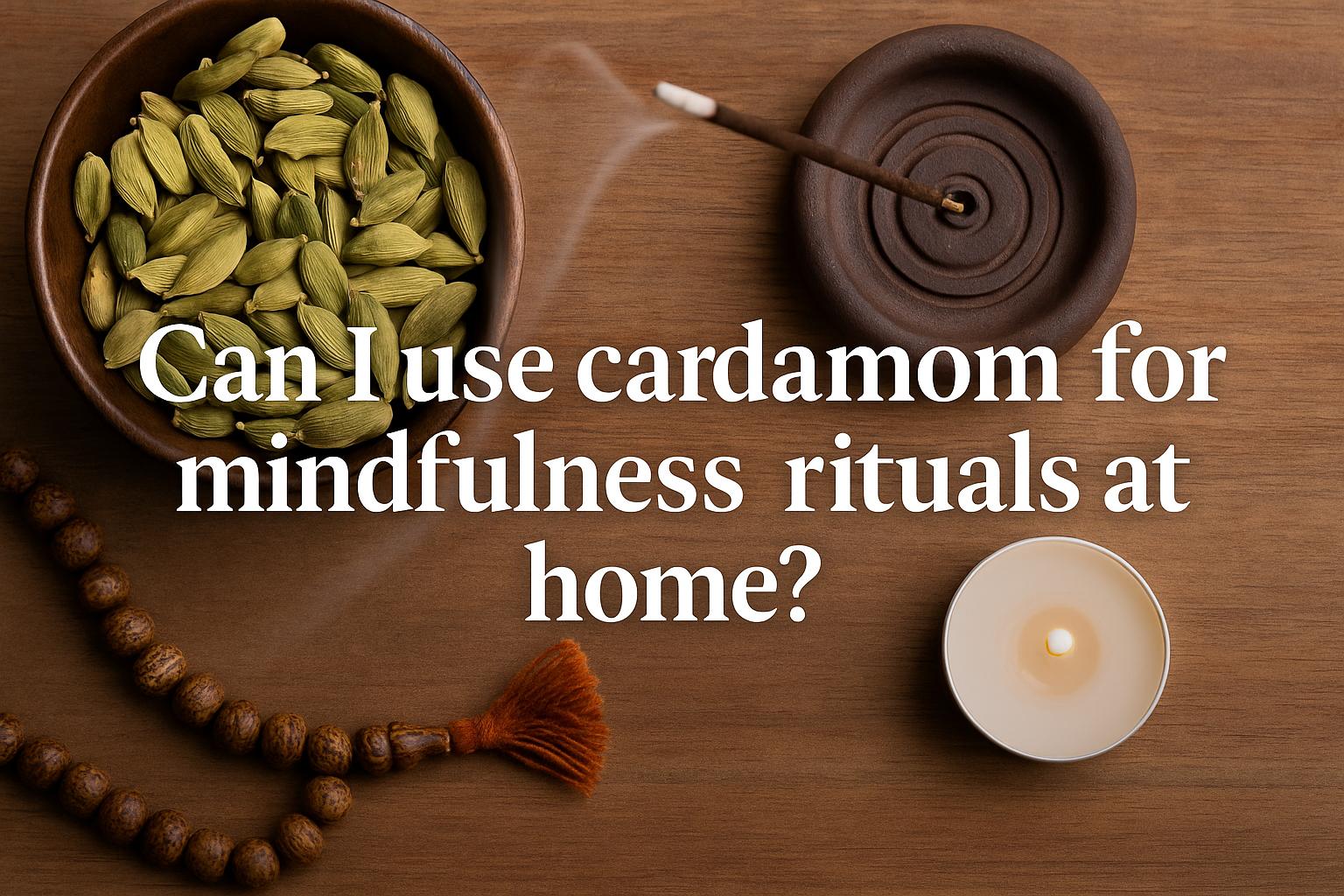 Can I use cardamom for mindfulness rituals at home?