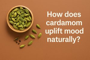 How does cardamom uplift mood naturally?