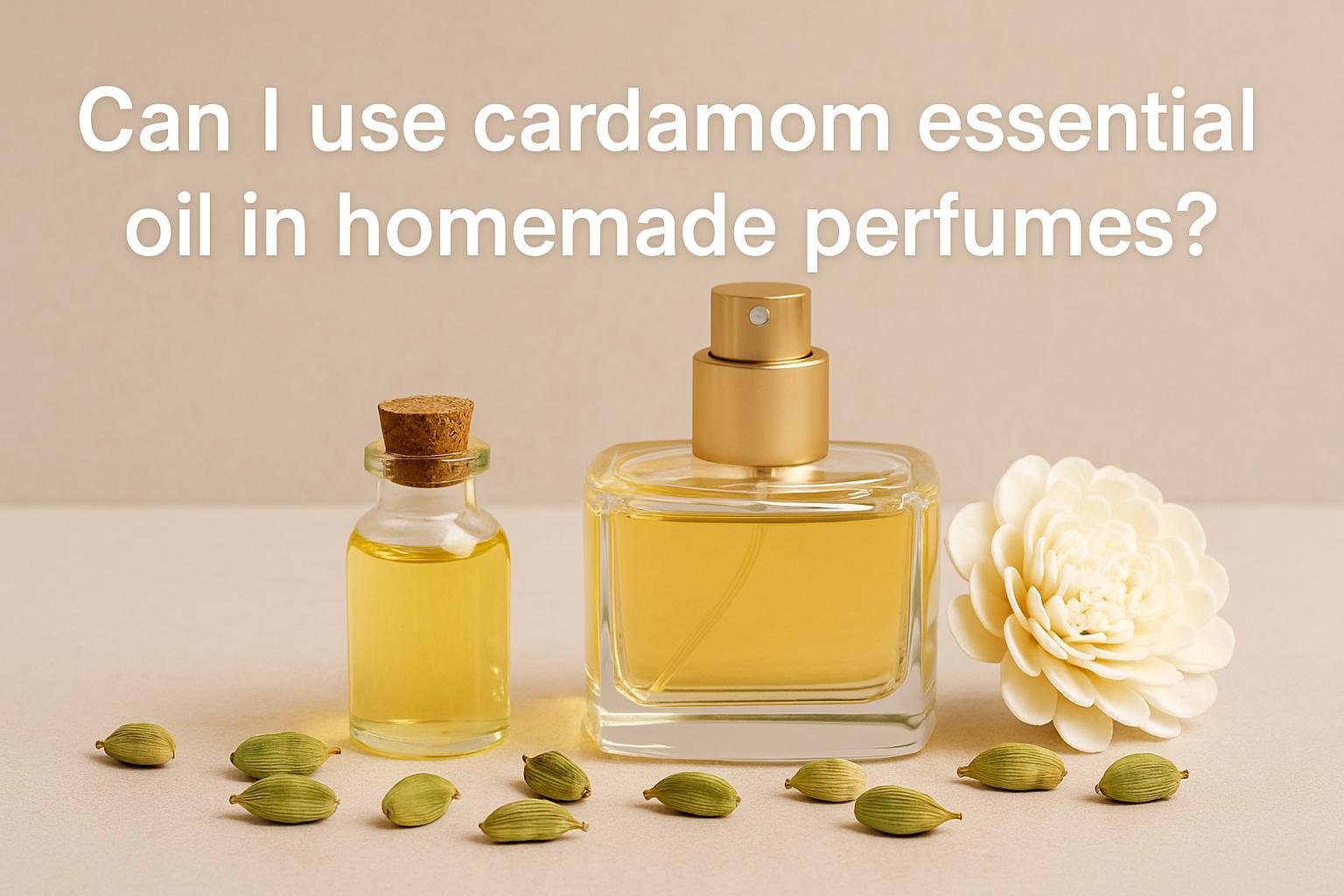 Can I use cardamom essential oil in homemade perfumes?
