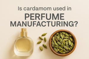 Is cardamom used in perfume manufacturing?