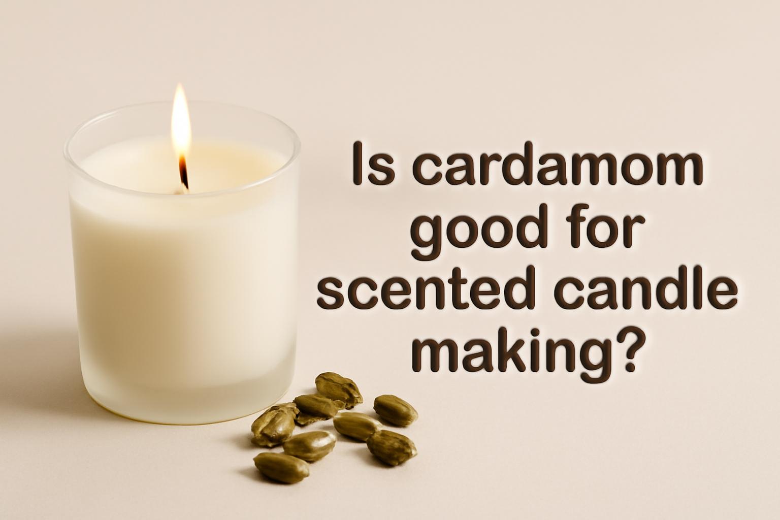 Is cardamom good for scented candle making?