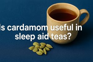 Is cardamom useful in sleep aid teas?