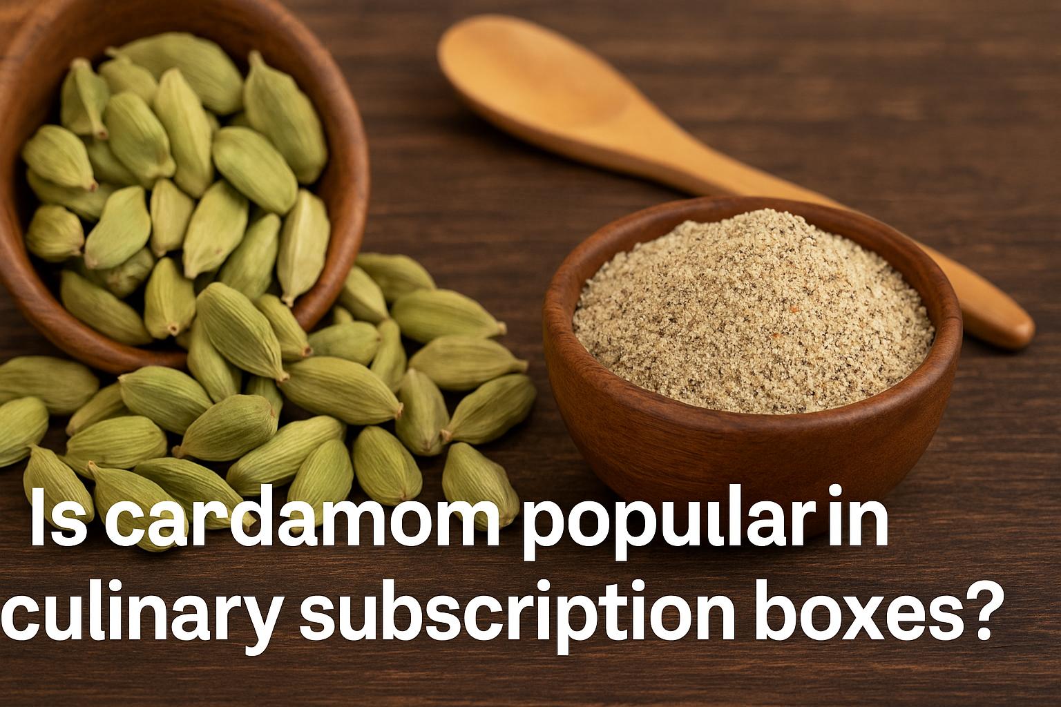 Is cardamom popular in culinary subscription boxes?